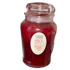 Vintage 2002 Yankee Candle Citrus & Teakwood 19.8 oz jar Rare RETIRED